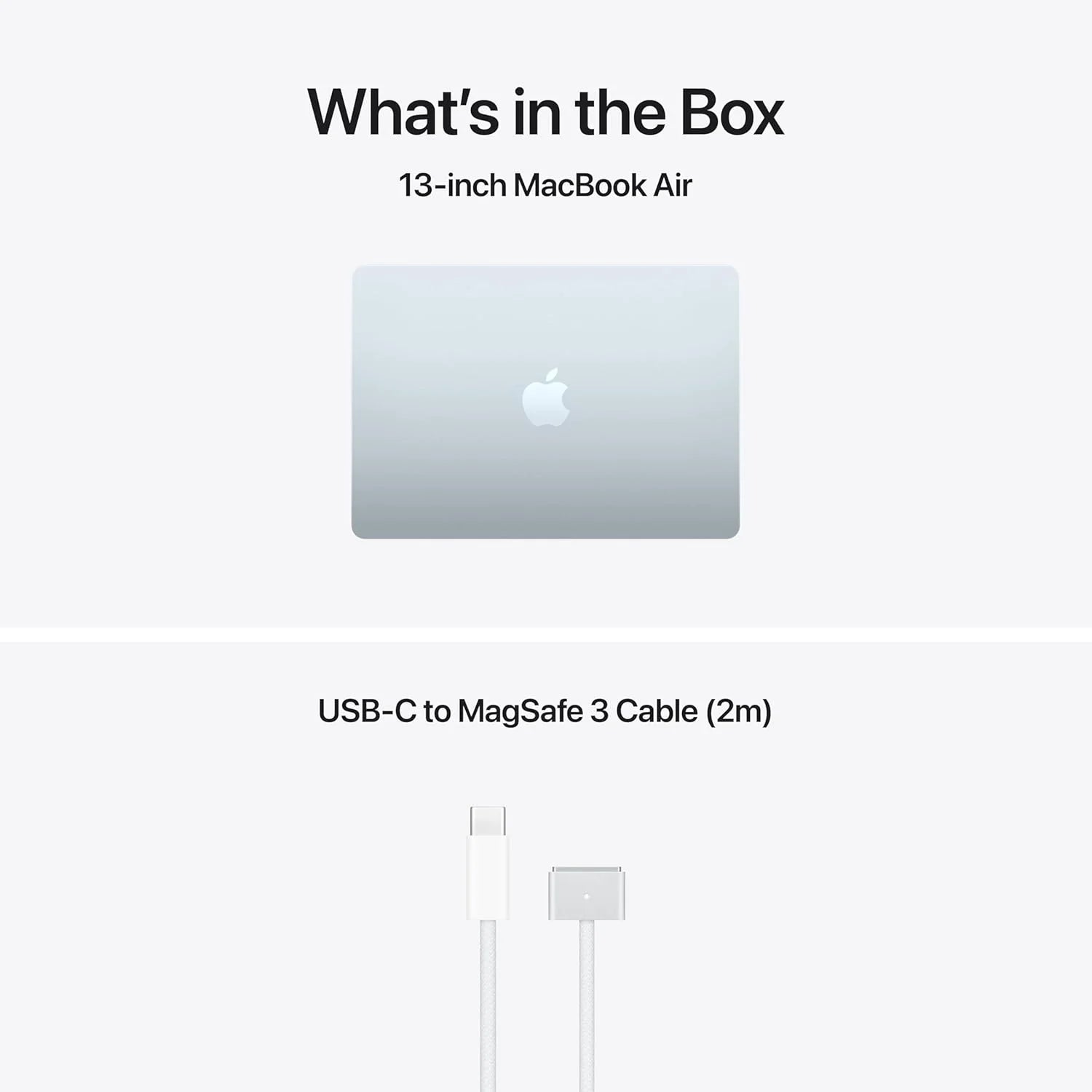 Apple MacBook Air 13-inch Laptop (M5, 16GB RAM, 512GB SSD) – Sky Blue