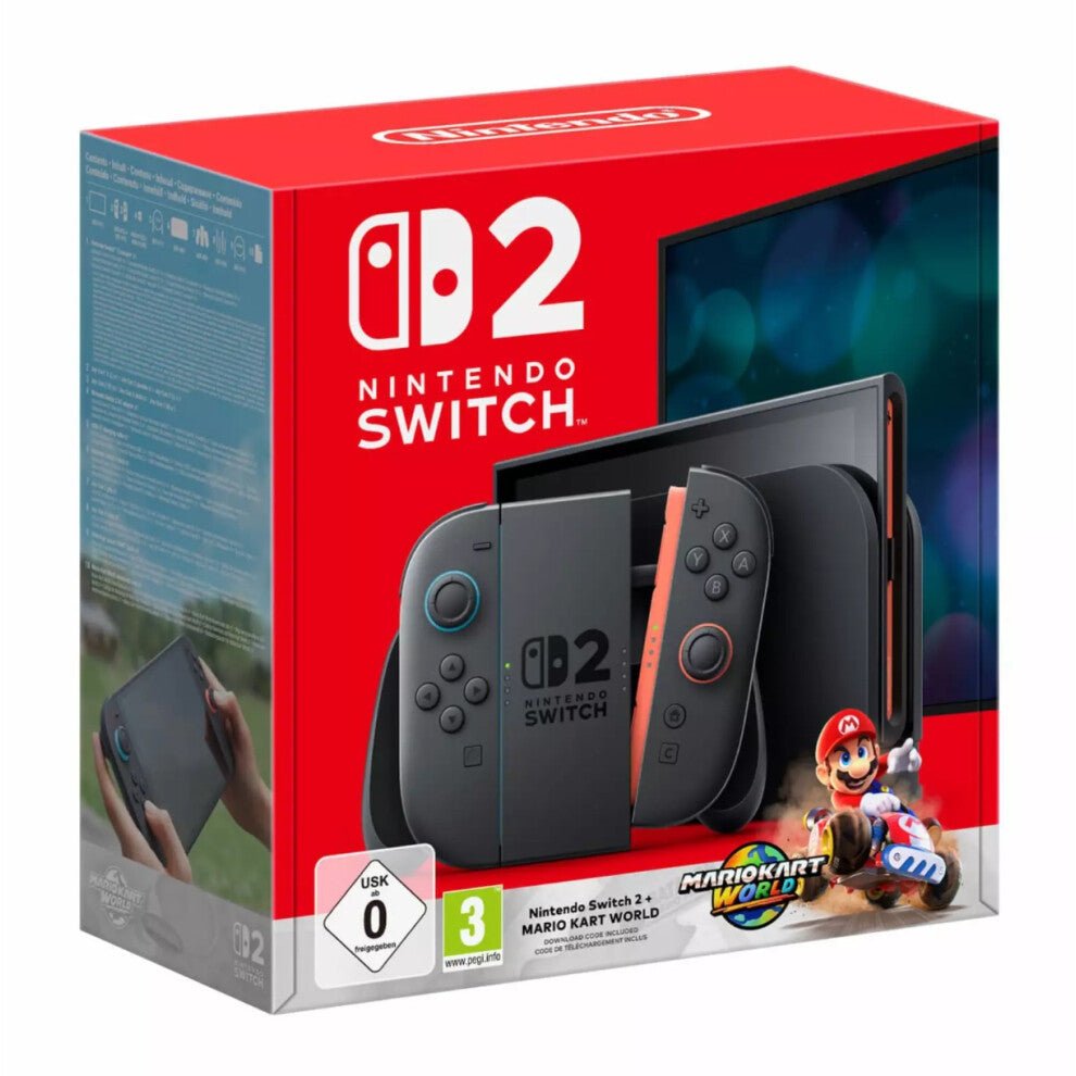 Nintendo Switch 2 with Bundle: Mario Kart World Pack - HTT Mobiles