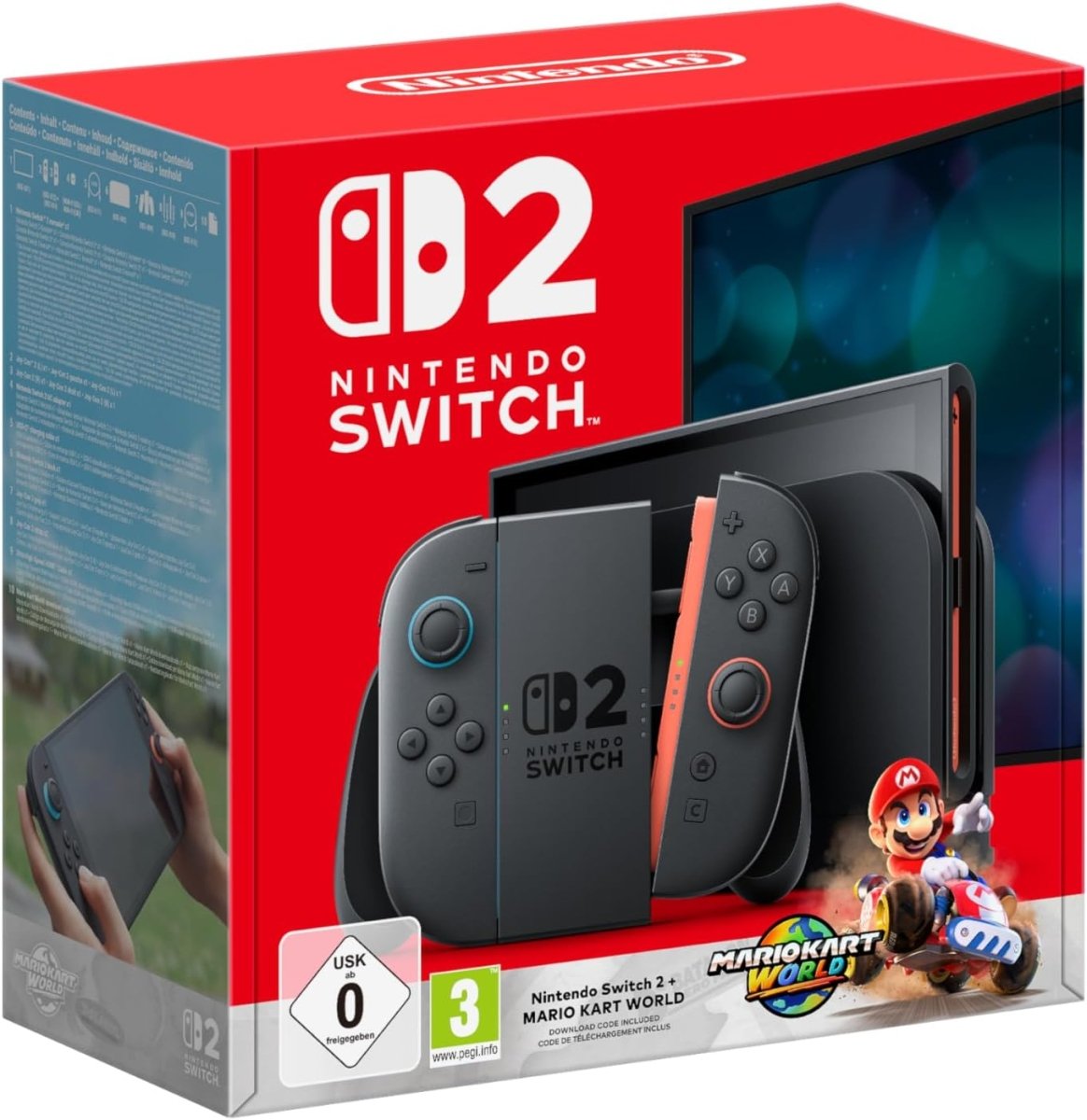 Nintendo Switch 2 with Bundle: Mario Kart World Pack - HTT Mobiles