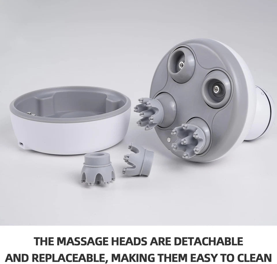 Portable Mini Scalp Massager Rechargeable Head - HTT Mobiles