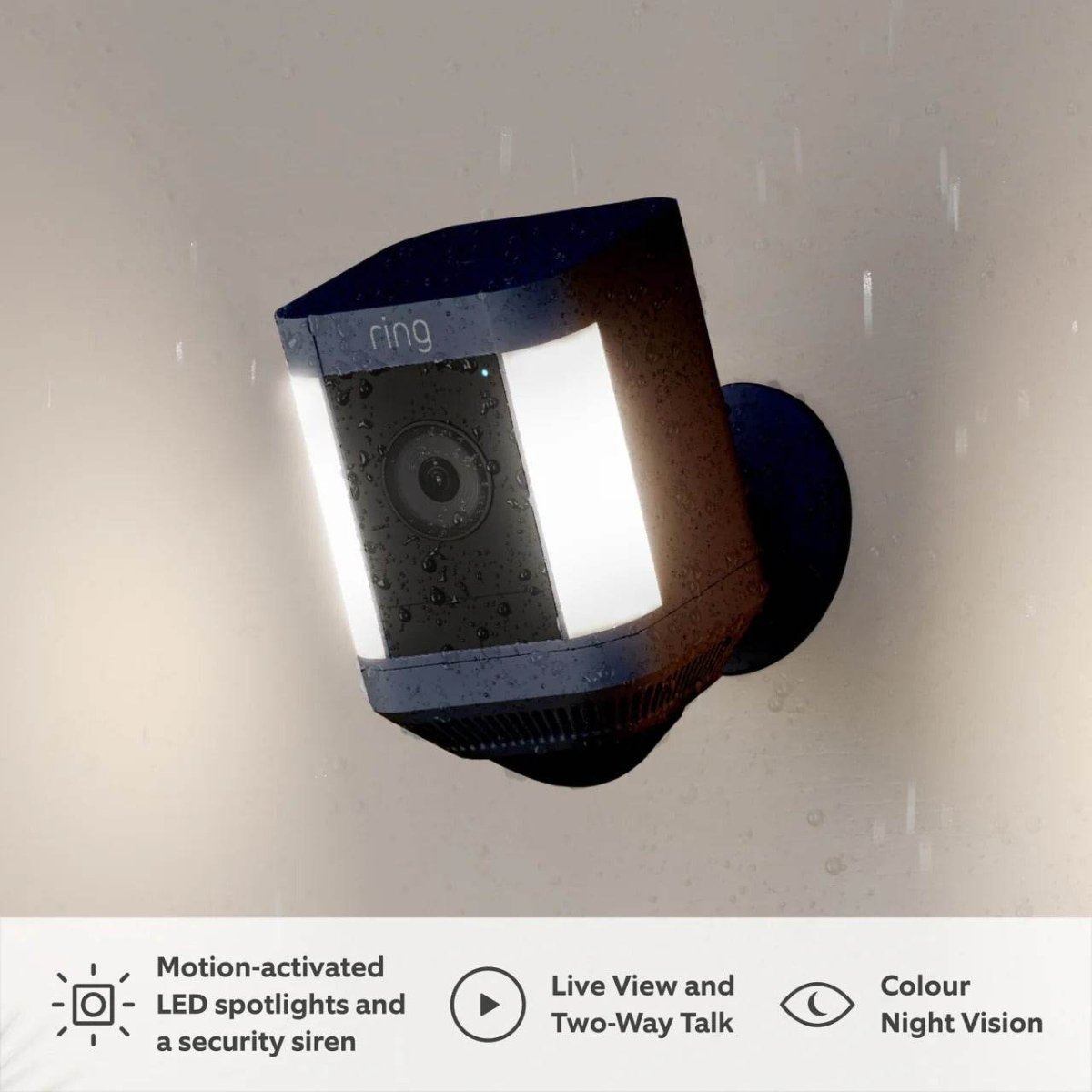 Protective Silicone Skin for Ring Spotlight Cam Battery – Weather Resistant Cover, Anti - Scratch Case (White) - HTT Mobiles