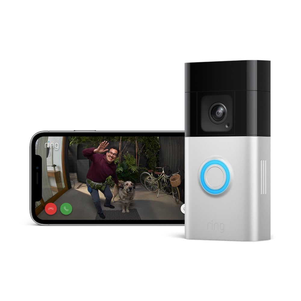 Ring Battery Video Doorbell Pro – Head - to - Toe 1536p HD Video, 3D Motion Detection, Colour Night Vision - HTT Mobiles