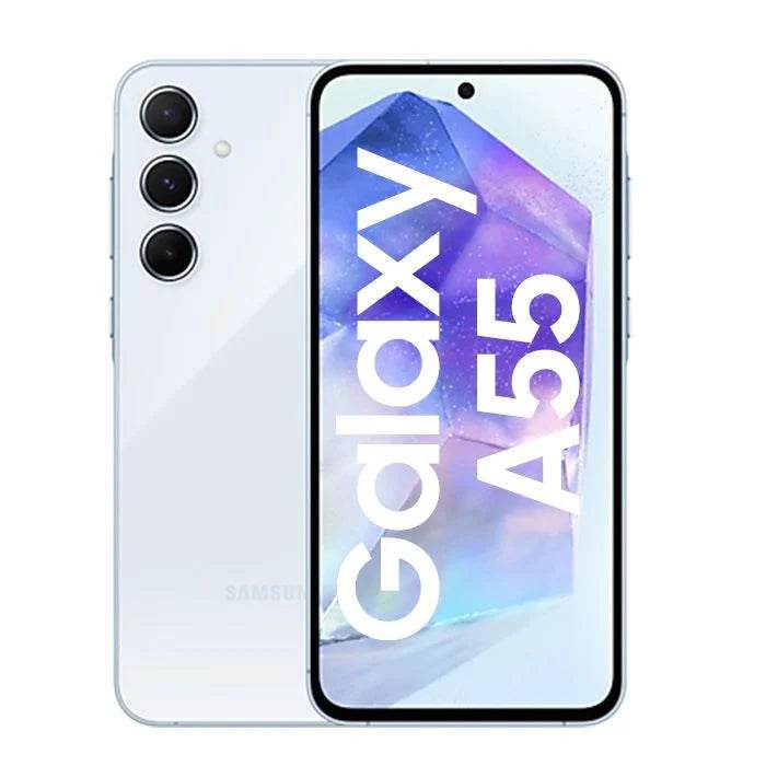 Samsung Galaxy A55 5G (256GB / 12GB RAM) – Metal Frame, Super AMOLED, 50MP OIS (Unlocked) - HTT Mobiles