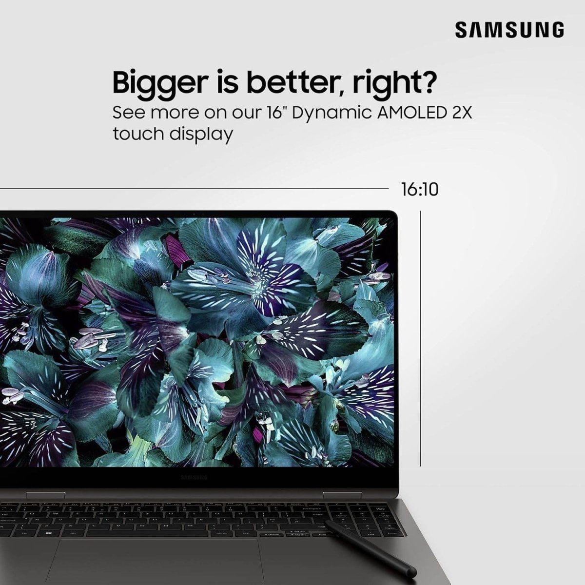 Samsung Galaxy Book3 Pro 360 5G – 16" 3K AMOLED Touch, Intel i7 13th Gen, S Pen Included - HTT Mobiles