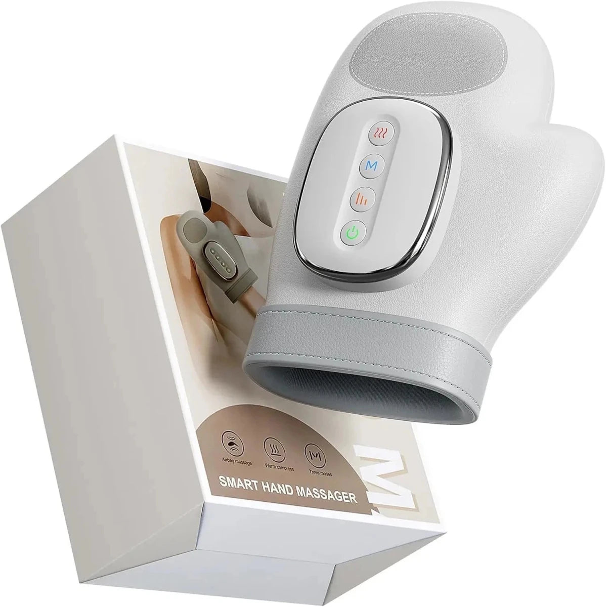 Smart Hand Massager with Heat – Airbag Compression, - HTT Mobiles