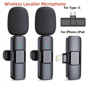 Wireless Lavalier Lapel Microphone – Mini 2 Clip - on Mic for iPhone, Android, PC & iPad, Plug - and - Play with Noise Reduction for Video, YouTube & TikTok - HTT Mobiles