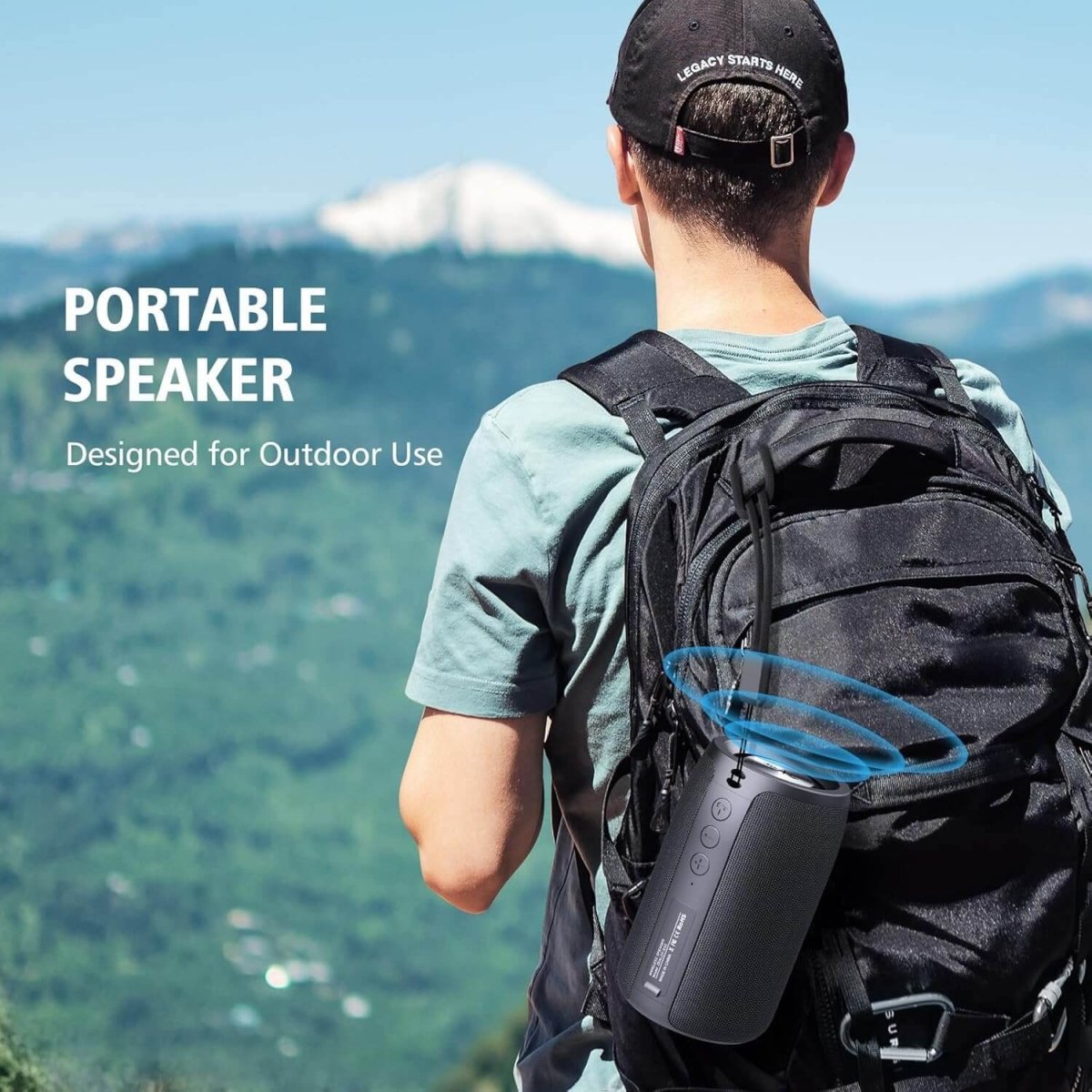 ZEALOT S32 Portable Bluetooth Speaker – 10W Louder Sound, 3D Stereo, IPX5 Waterproof - HTT Mobiles