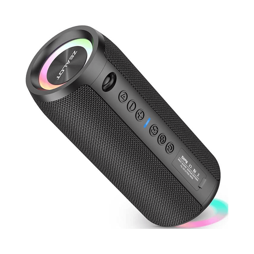 ZEALOT S51 Pro Portable Bluetooth Speaker – 40W High Power, 360° Stereo Bass, IPX6 Waterproof - HTT Mobiles