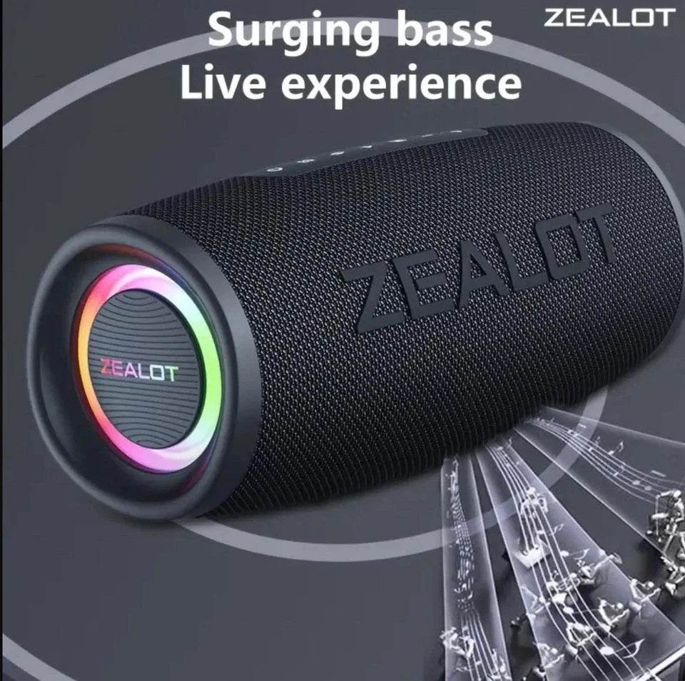 Buy ZEALOT S56 40W Speaker | 8000mAh & Waterproof | HTT Mobiles UK