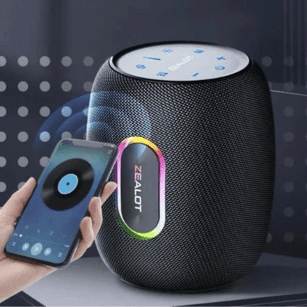 ZEALOT S64 Portable Bluetooth Speaker – 50W High Power, Triple Drivers, 14400mAh Battery - HTT Mobiles