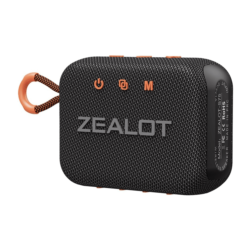 ZEALOT S75 Waterproof & Sandproof Beach Speaker – HiFi Stereo Sound, Rugged Outdoor Design - HTT Mobiles