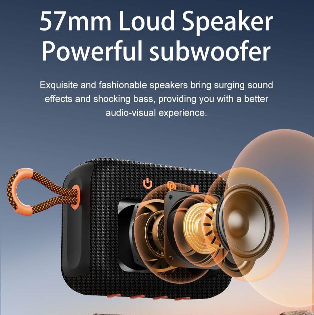 ZEALOT S75 Waterproof & Sandproof Beach Speaker – HiFi Stereo Sound, Rugged Outdoor Design - HTT Mobiles