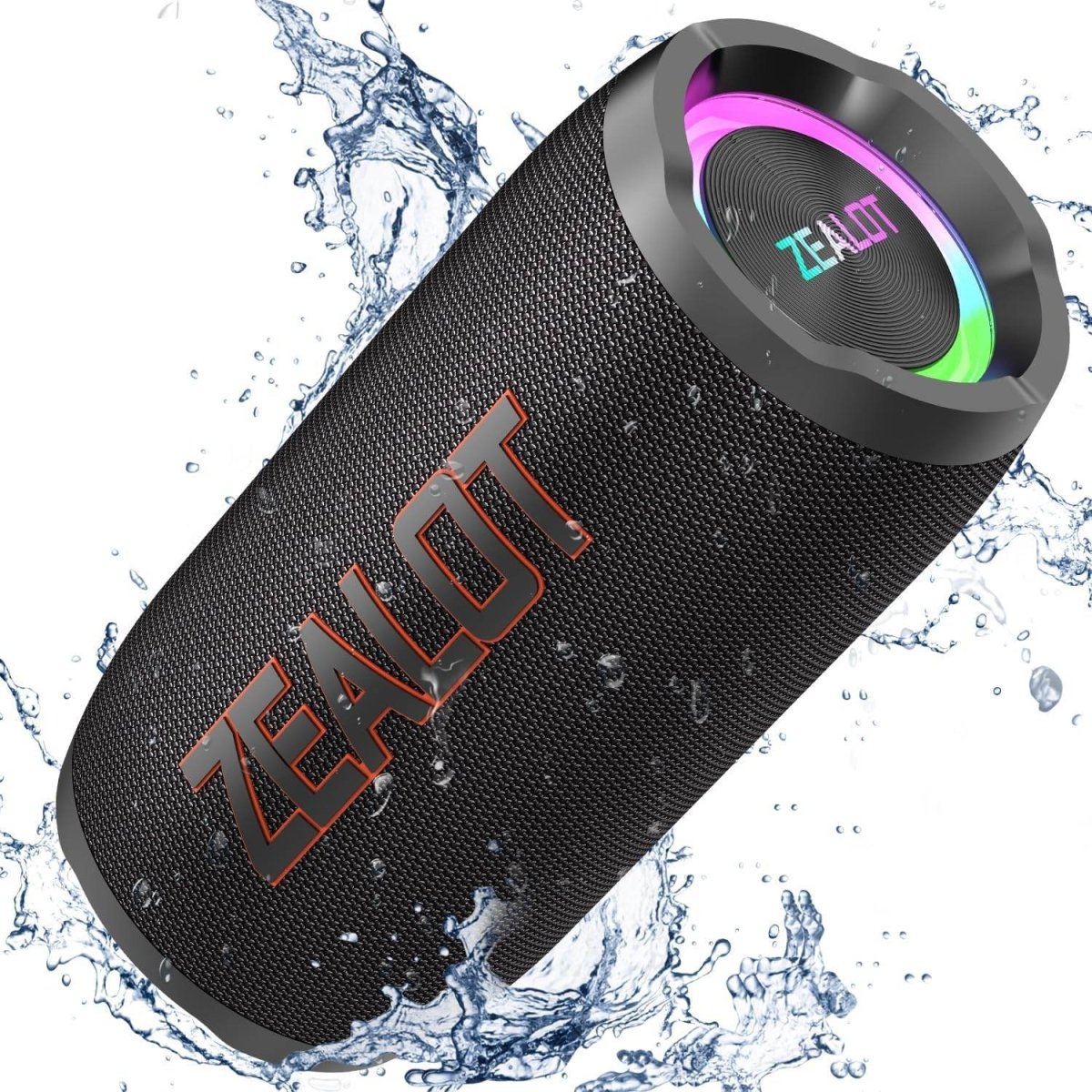 ZEALOT S76 Portable Bluetooth Speaker – 50W Heavy Bass, IPX6 Waterproof, Outdoor Boombox - HTT Mobiles
