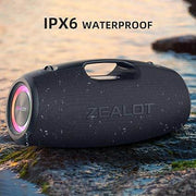 ZEALOT S78 Portable Party Speaker – 120W High Power, RGB Lights - HTT Mobiles